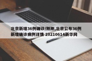 北京新增36例确诊/刚刚,北京公布36例新增确诊病例详情 20210614新华网